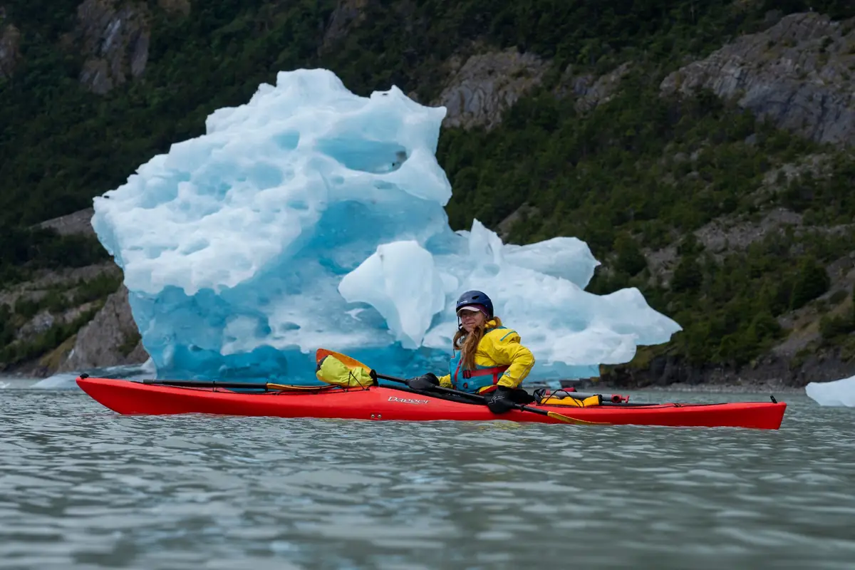Premium: Kajak auf dem Lago Grey (nach dem C-Trek)